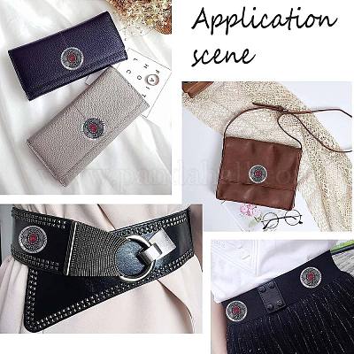 Декоративные заклепки из сплава с 1 отверстием и бирюзового цвета «кошачий глаз» FIND-GF0004-53B-1