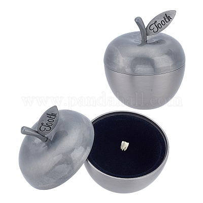 Подарочные коробки с гравировкой в виде первого завитка и первого зуба CON-WH0123-18B-1