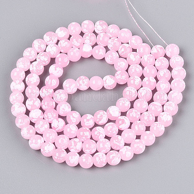 Выпечка краска бисер пряди DGLA-N015-8mm-02-1