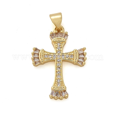 Латунные микро проложить кубического циркония подвески KK-M319-26G-03-1