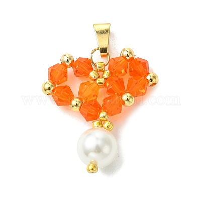 Бусины из ракушек и жемчуга стеклянные подвески PALLOY-MZ00432-05-1