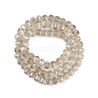 Гальванизируйте прозрачное стекло бисер нитей EGLA-B011-08A-PL03-1