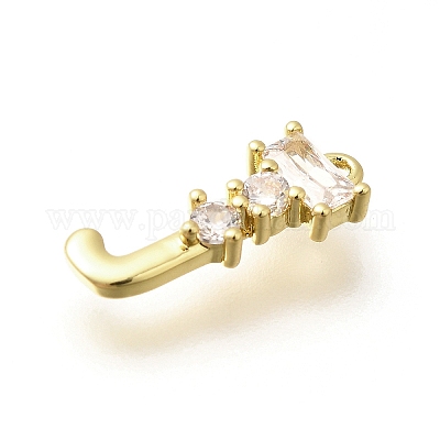 Латунные микро проложить кубического циркония подвески KK-M310-01G-10-1