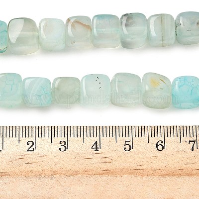 Естественные выветрившиеся агатовые бусины G-G177-E05-05-1