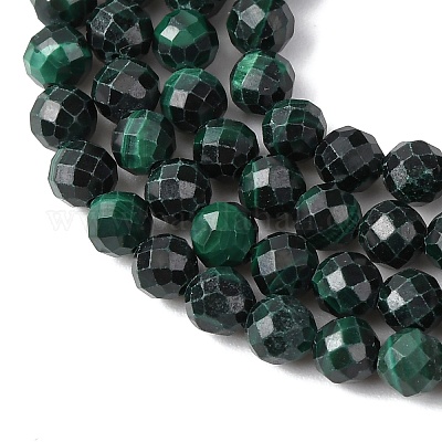 Природного малахита бисер нитей&nbsp;G-D306-A02-4MM-A01-1