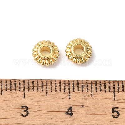 Стойки обшивки латунные бусины KK-S375-13G-1