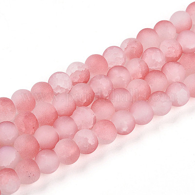 Стеклянные бусины кракле X1-GLAA-N009-6mm-03-1