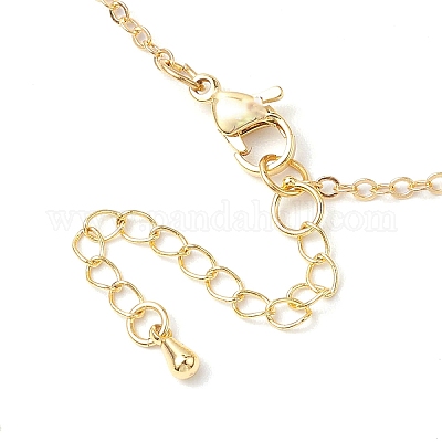 Ожерелья с подвеской в форме сердца из индийской красной эмали и блестящей пудрой для женщин NJEW-JN05002-1