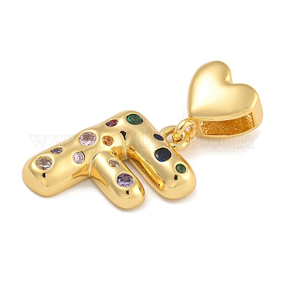 Латунные подвески из микро-паве KK-P281-01G-F-1