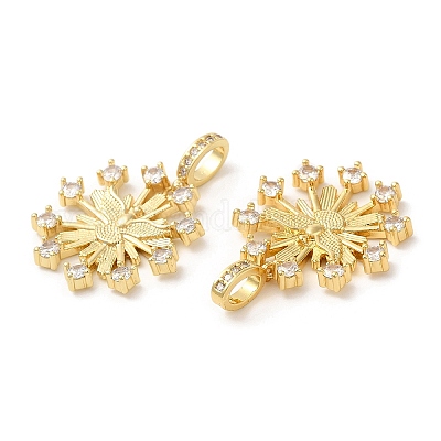 Латунные микро проложить кубического циркония подвески KK-M246-14G-1