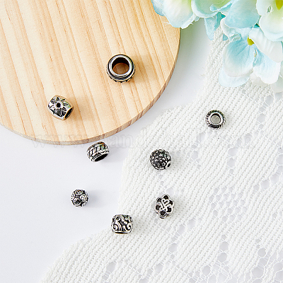 8 шт. 8 вида бусин из хирургической нержавеющей стали 316 STAS-UN0046-61-1