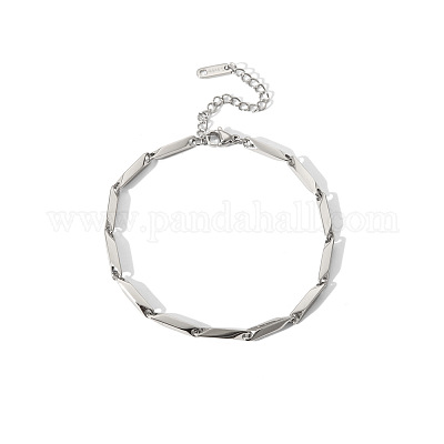 Стильные комплекты цепочек и браслетов из нержавеющей стали 304 ручной работы для унисекс TO1723-1-1