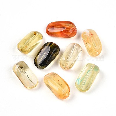 Прозрачные акриловые бусины X1-TACR-T028-36G-1