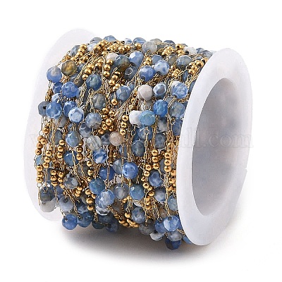 Цепи из натуральных агатовых звеньев CHS-C012-02G-1