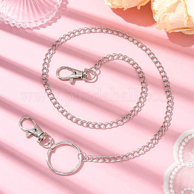 5 шт. 5 комплекта цепочек из цинкового сплава в стиле панк-луны AJEW-CJ0001-63-1