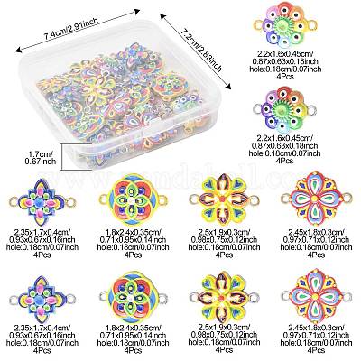 40 шт. 10 стиля подвесок-соединителей из сплава ENAM-FS0003-61-1