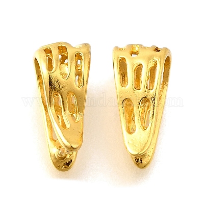 Полые латунные защелки на дужках KK-XCP0002-07G-1