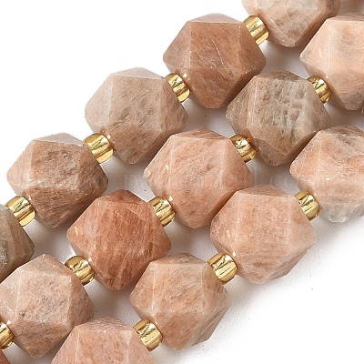 Натуральный Sunstone бисер пряди G-G271-A01-01-1