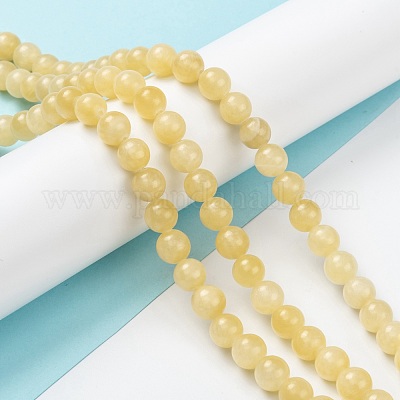 Природный Топаз нефрита бисер нитей&nbsp;G-P454-01C-01-1