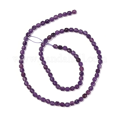 Натуральный лепидолит / пурпурный слюдяный камень бисер пряди&nbsp;G-A260-A04-01-1