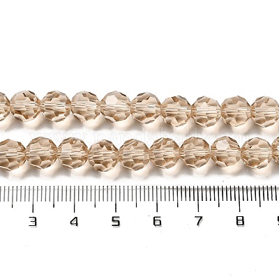 Прозрачные стеклянные бусины EGLA-A035-T8mm-D22-1