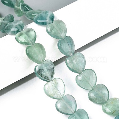Естественный зеленый флюорит бисер нитей G-T142-64B-1