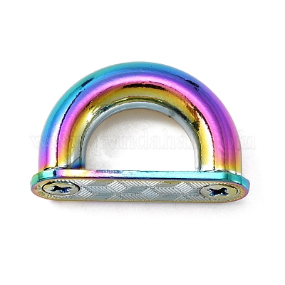 Застежки для подвески сумки из сплава цвета радуги DIY-WH0304-418-1
