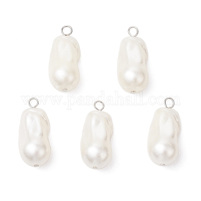 Подвески из искусственного жемчуга PALLOY-JF04059-02-1