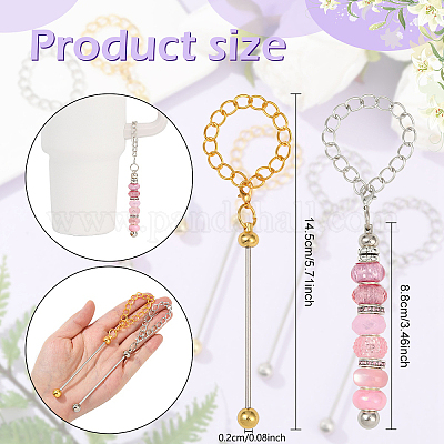 28 шт. 2-цветный сплав и железный стержень HJEW-YW00084-1