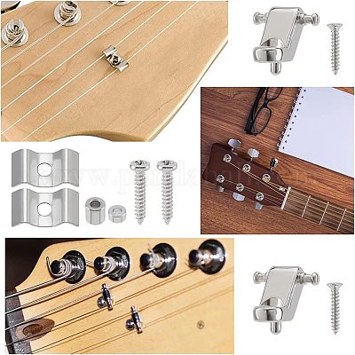 Железный и сплавный гвоздь для струн электрогитары AJEW-FG0001-84-1