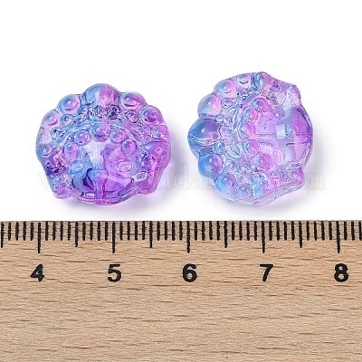 Прозрачные стеклянные бусины DGLA-E004-11F-1