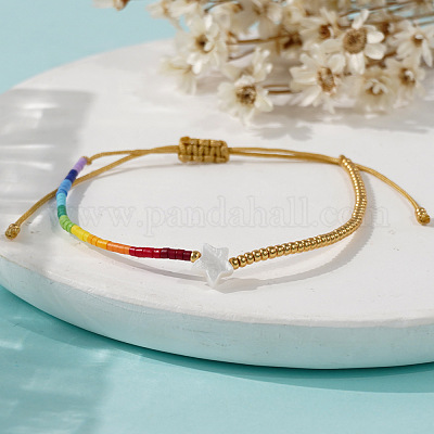 Браслеты из бисера и стеклянных бусин в стиле бохо для женщин ED8738-1-1