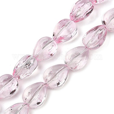 Прозрачные стеклянные бусины GLAA-H038-03A-1