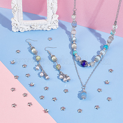 Крышки для бусин из нержавеющей стали 304 с гладкими поверхностями в виде цветка с одним лепестком STAS-UN0042-48-1