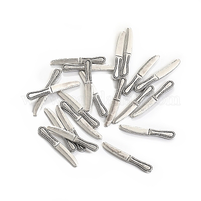 100 шт. миниатюрные украшения из сплава серебра PW-WGF7D5F-08-1