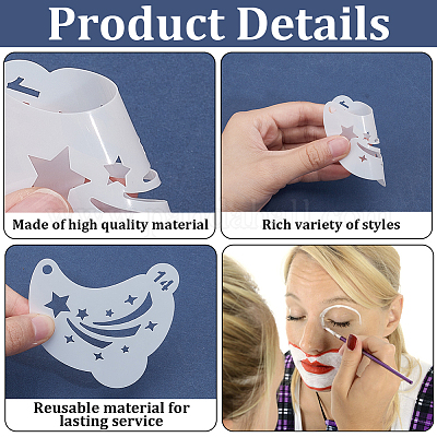 Шаблоны трафаретов для татуировок домашних животных&nbsp;AJEW-WH20141-12-1