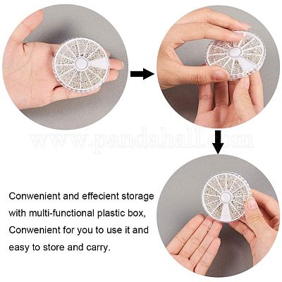 Зажимные бусины из латуни KK-PH0035-29S-1