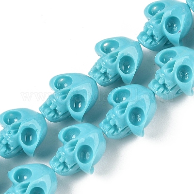 Нити резных бусин из синтетического коралла CORA-M001-10B-1