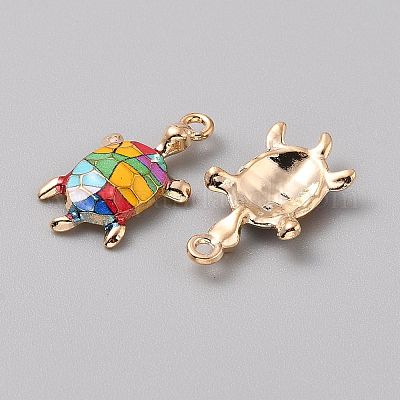 Подвески из эмали и сплава FIND-CJC0027-01G-09-1