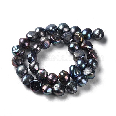 Нити из натурального культивированного пресноводного жемчуга PEAR-E018-90-1