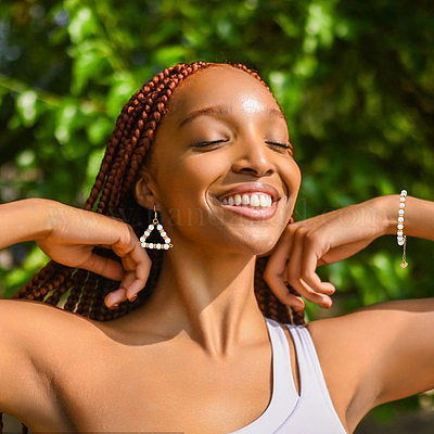 40 шт. 2 бусины из нержавеющей стали 304 STAS-UN0056-05-1