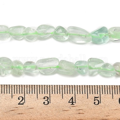 Естественный зеленый флюорит бисер нитей G-D339-A02-1