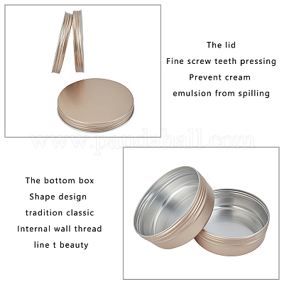 Круглые алюминиевые жестяные банки CON-PH0001-58KCG-1