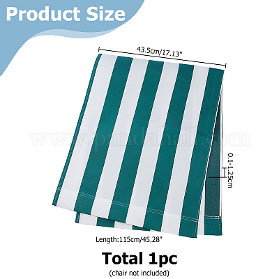 Стул в полоску с узором из ткани Оксфорд AJEW-WH0348-853B-1