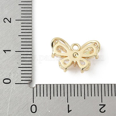 Латунные микро проложить кубического циркония подвески KK-M326-18A-G-1