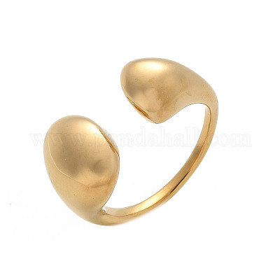 Кольца-манжеты из нержавеющей стали 304 для женщин RJEW-A063-01C-G-1