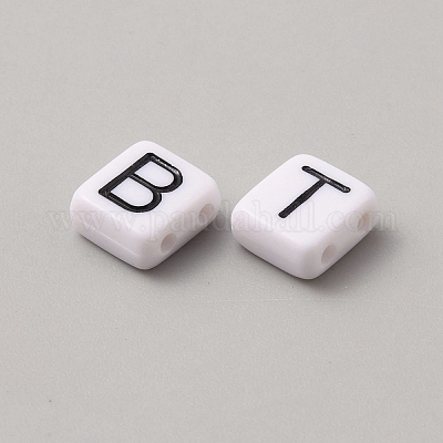 5 пакетик непрозрачных акриловых бусин MACR-NB0001-35A-1