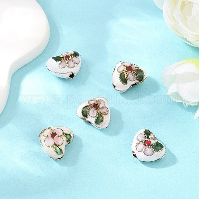 Бусины ручной работы перегородчатой X-CLB052Y-1-1