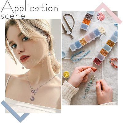 60 шт. ионное покрытие (IP) 304 нержавеющая сталь соединительные кольца STAS-CA0001-72-1