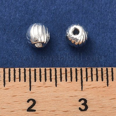 Длинные покрытые сплавом бусины&nbsp;PALLOY-A006-19S-1